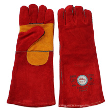 Gants de soudage de travail en cuir doux Palm Safety